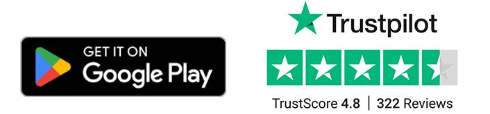 Top-rated play and earn app Cash Giraffe with high Trustpilot and Google Play scores.