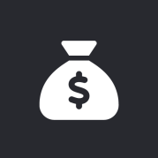 Sack with a dollar symbol on it
